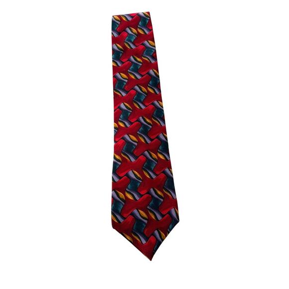 Jerry Garcia Other - Jerry Garcia Mesa Collection Seven Silk Tie Abstract Multicolor 100% Silk